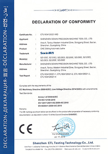 CE Certificate